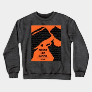 Mauna Loa Summit � Hawaii Crewneck Sweatshirt